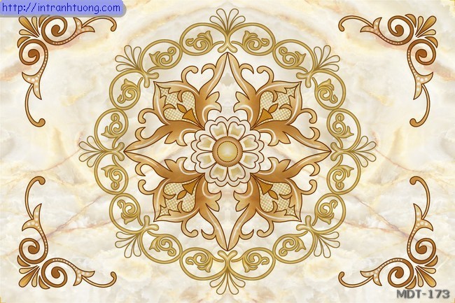 Mẫu dán trần họa tiết MDT-173